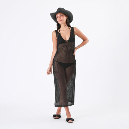 Kimono Tejido Kelly Negro Humana