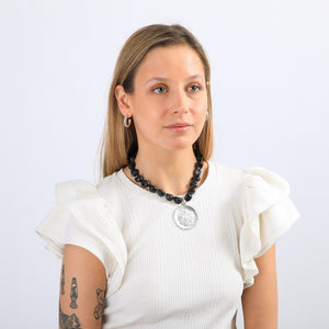 Collar Corto Kiko Plateado Humana