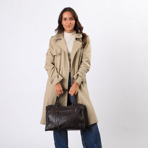 Cartera Hombro Coco Café Humana