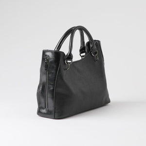 Cartera Bandolera April Ecocuero Negra Humana