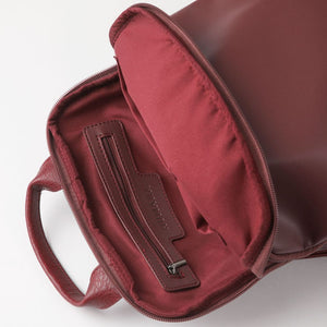 Mochila Asia Ecocuero Burdeo Humana