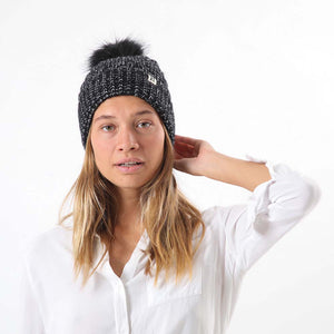 Gorro Lurex Negro Humana