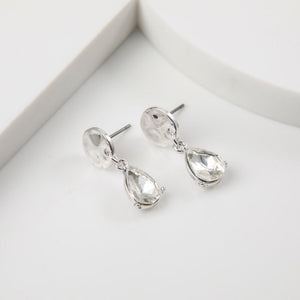 Aros Mediano Star Plateado Humana