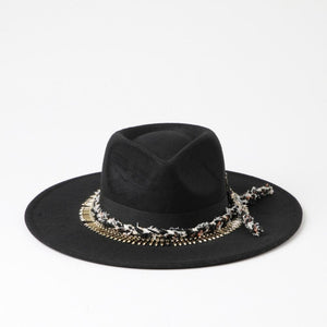 Sombrero Poseidón Negro Humana