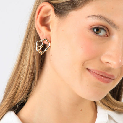 Aros Pegados Cora Dorado Tatienne