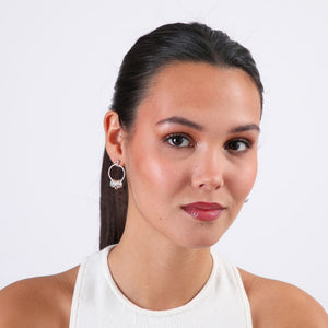 Aros Mediano Rings Plateado Humana