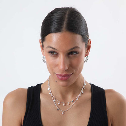 Collar Corto Bowie Plateado i-D