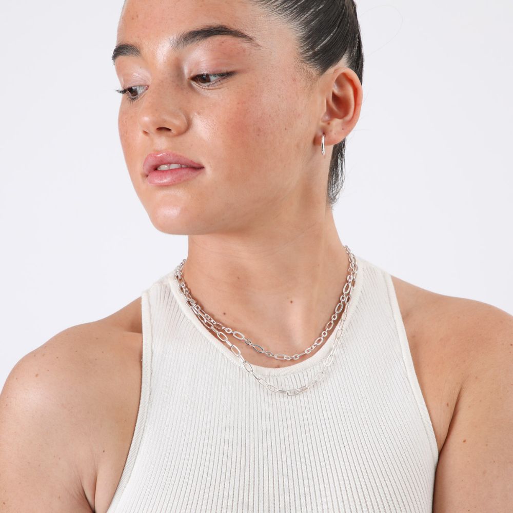 Collar Cuca Plateado ID