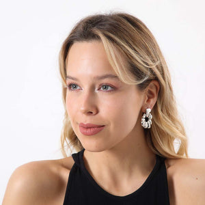 Aros Mediano Fresno Plateado Humana