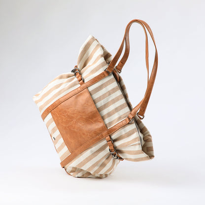 Cartera Tote Bruna Beige Humana