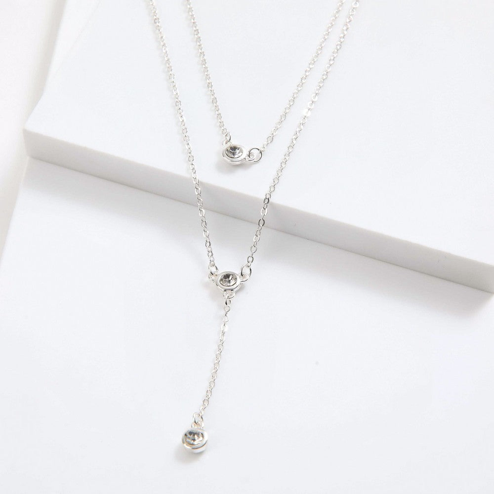 Collar Corto Stella Plateado I-D