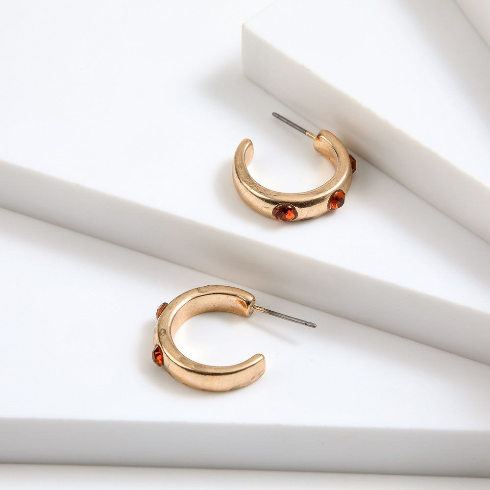 Aros Argollas Cata Dorado Tatienne