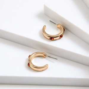 Aros Argollas Cata Dorado Tatienne