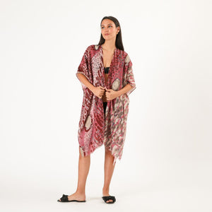 Kimono Abierto Fucsia Id