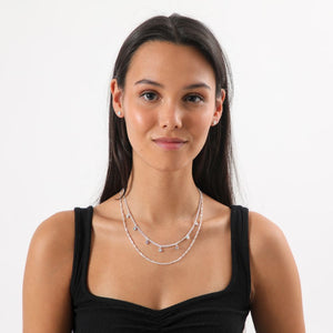 Set Collar Y Aros Eubea Plateado Tatienne