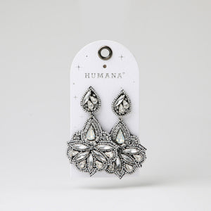 Aros Largo Lucena Plateado Humana