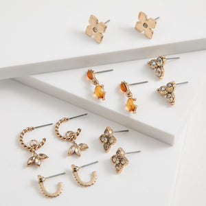 Set 6 Aros Mila Dorado Tatienne