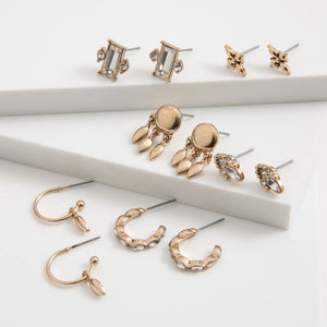 Set 6 Aros Sara Dorado Tatienne