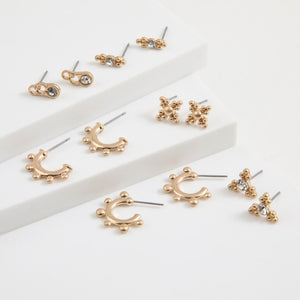 Set 6 Aros Lara Dorado Tatienne