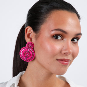 Aros Pegado Rosado Tatienne