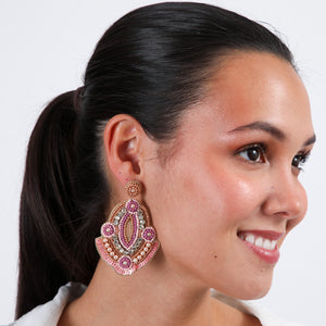 Aros Largo Dorado Tatienne