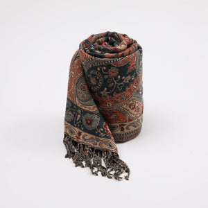 Pañuelo Jacquard Hayde Azul Humana