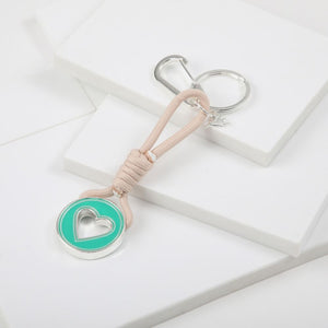 Llavero Largo Heart 3 Verde Tatienne