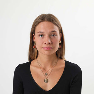 Aros Mediano Creta Dorado Humana