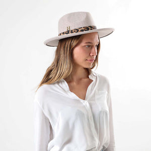 Sombrero Invierno Leopard Café Humana