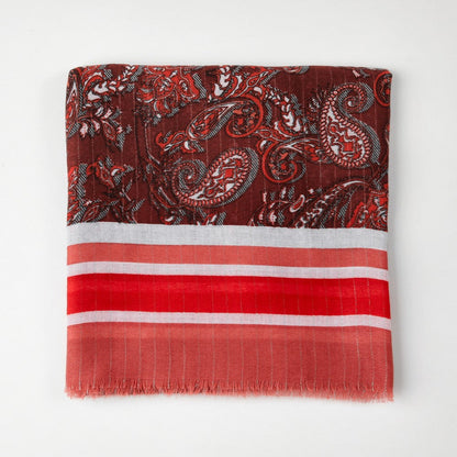 Pañuelo Estampado Pals Burdeo I-D