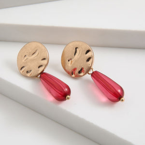 Aros Mediano Rose Dorado Humana