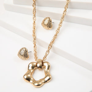 Set De Collar Isa Dorado I-D