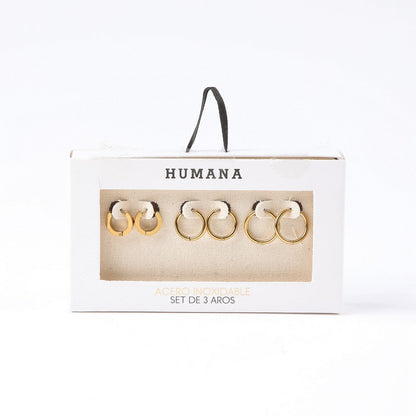 Set De Aros Fred Dorado Humana