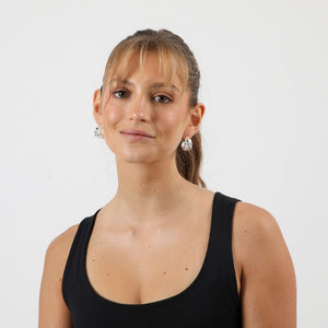 Aros Argolla Mitas Plateado Tatienne