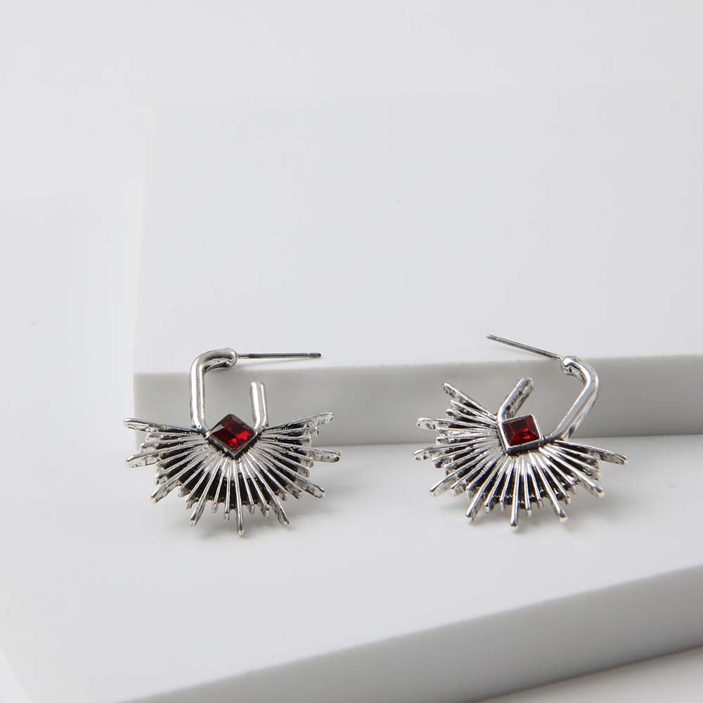 Aros Argolla Axl Plateado Humana