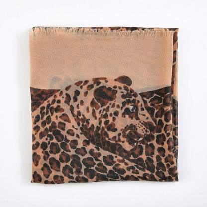 Pañuelo Estampado Roubaix Beige I-D