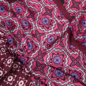 Pañuelo Estampado Cadaqués Morado Humana