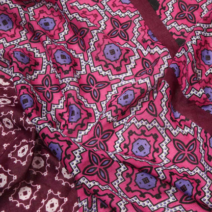 Pañuelo Estampado Cadaqués Morado Humana