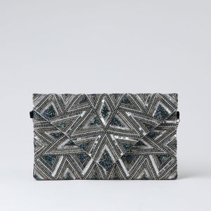 Clutch Queen Plateado Humana