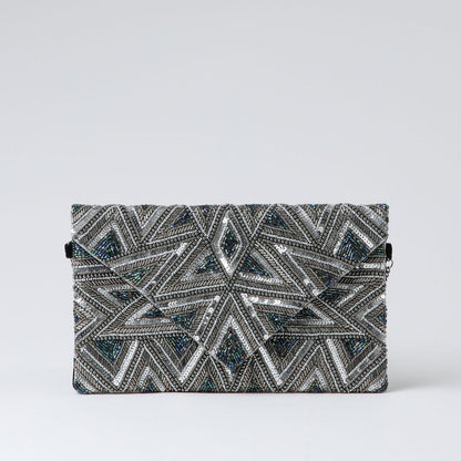 Clutch Queen Plateado Humana
