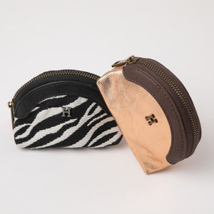 Monedero Zebra Negra Humana