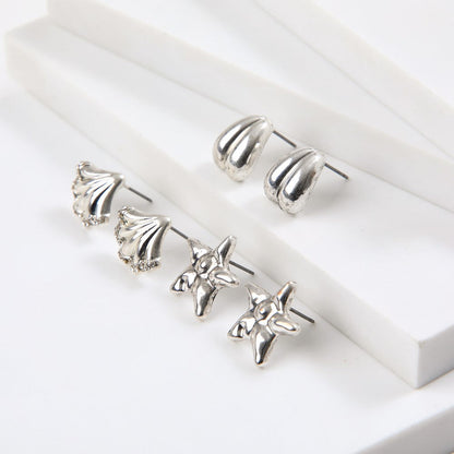 Set De Aros Breeze Plateado Humana