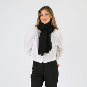 Pañuelo Liso Santi Negro Tatienne