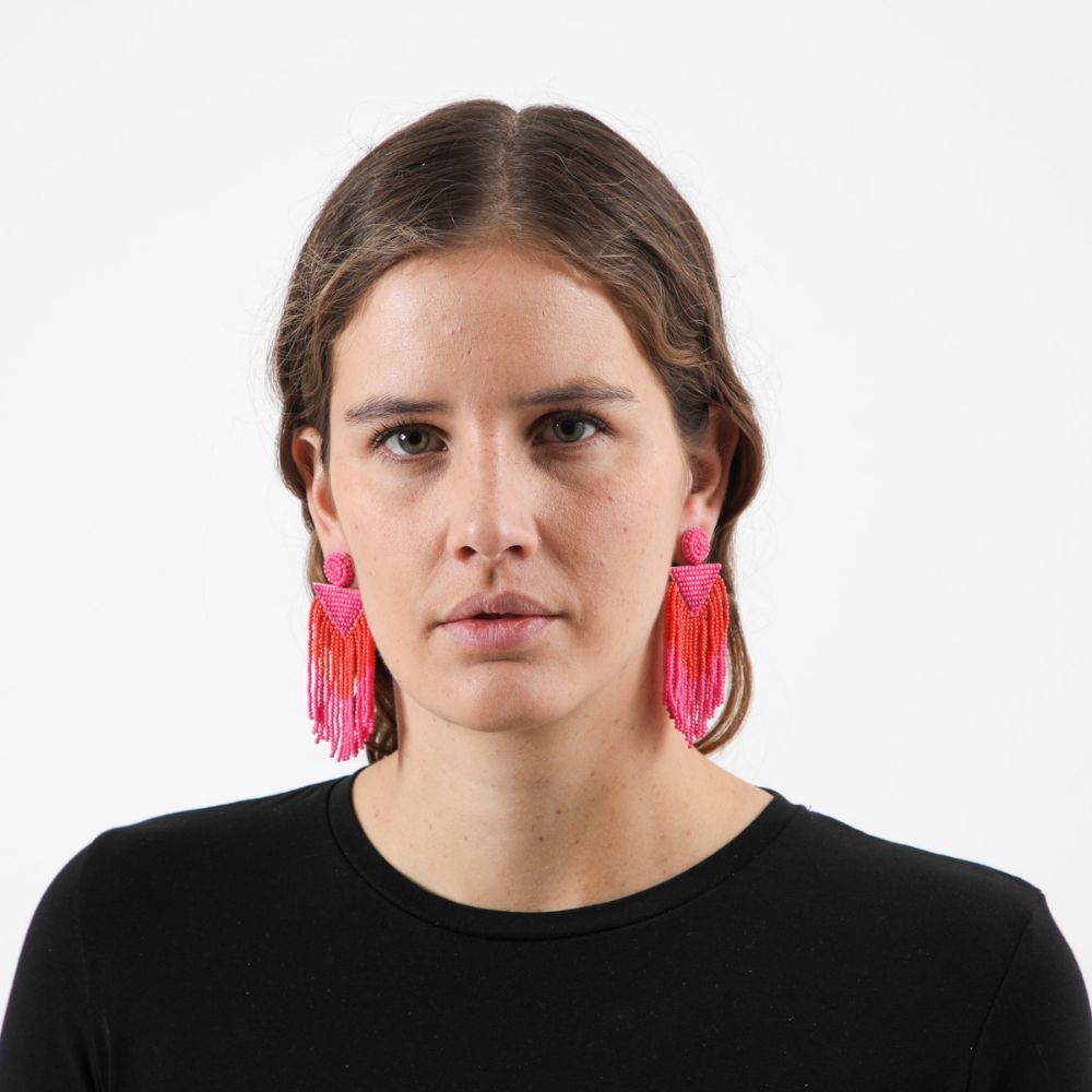 Aros Largo Génova Rosado Tatienne