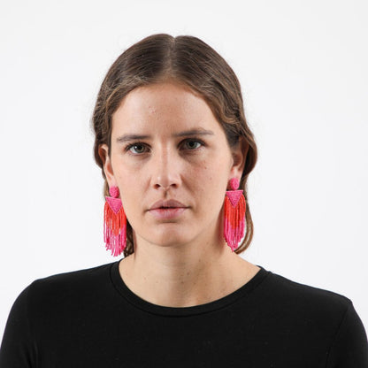 Aros Largo Génova Rosado Tatienne