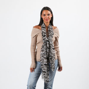 Pañuelo Estampado Nina Gris Tatienne