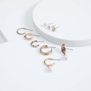 Set Aros Amica Dorados Humana