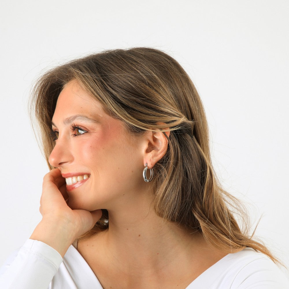 Aros Argollas Jude Silver Humana