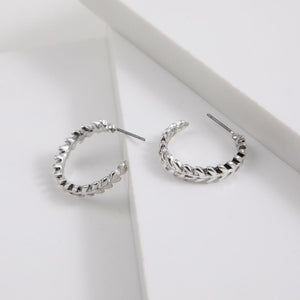 Aros Argolla Arin Plateado Humana