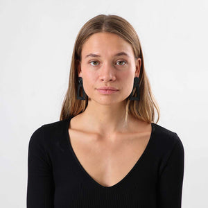 Aros Largo Clara Negro i-D